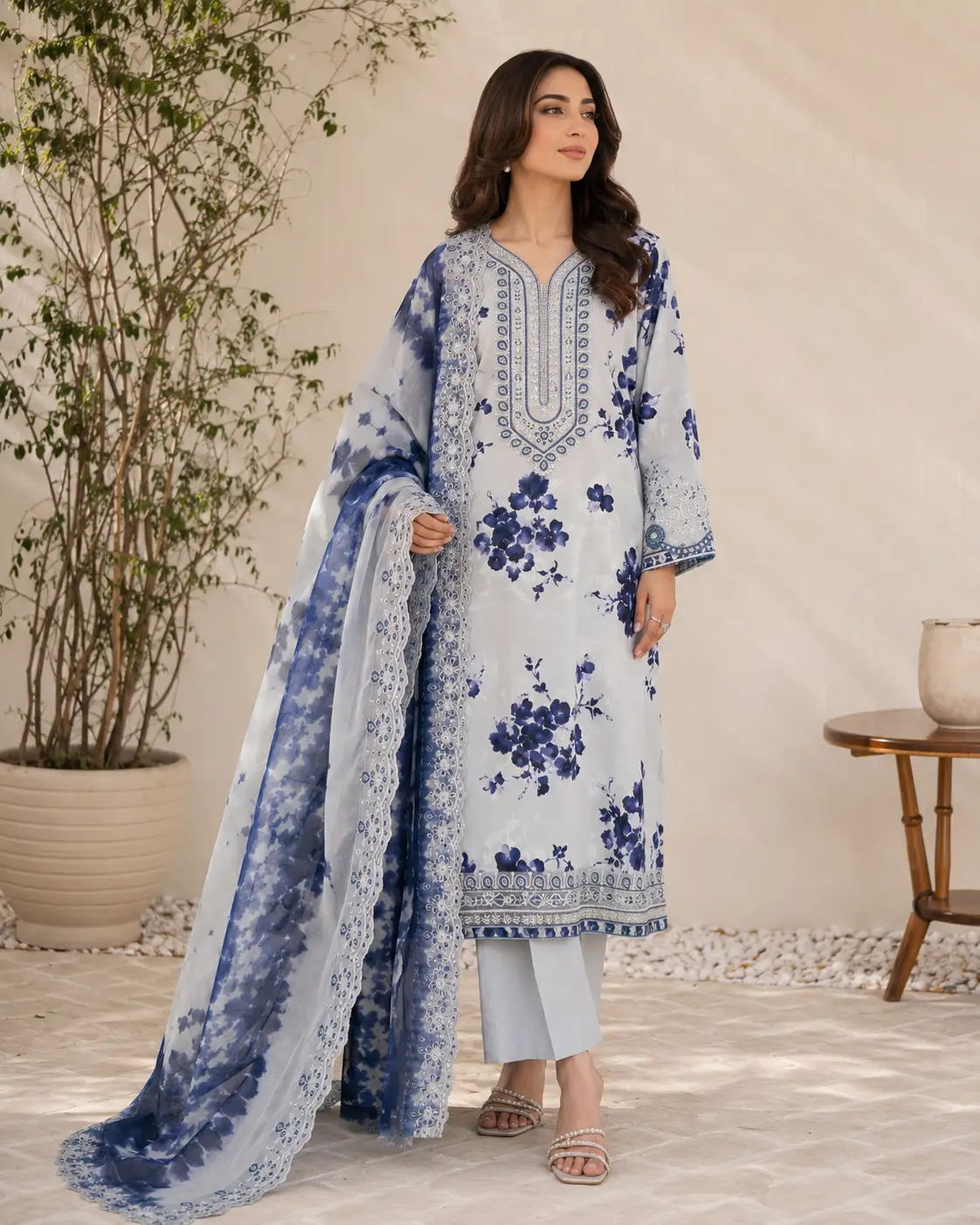 elegant powder blue floral 3 piece suit elegant powder blue floral 3 piece suit